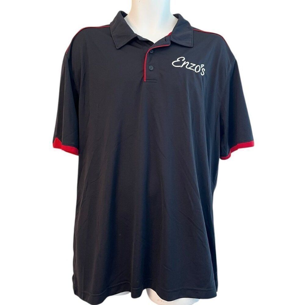 Kevin Can Wait TV Artifact Enzos Pizzeria Mens Size Large Polo Shirt Logo